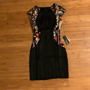 Brand new Black floral dress